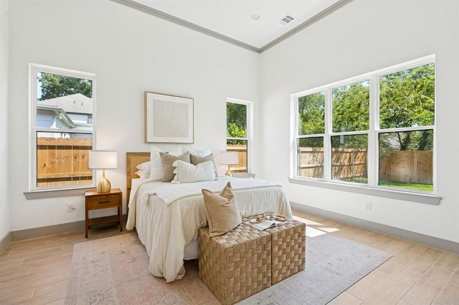 Furnished interior view inside a new home in , Fort Worth (Image 8).