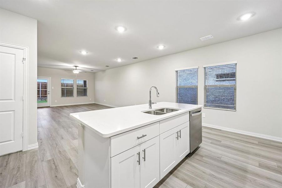 Furnished interior view inside a new home in Parks at Foster Crossing - Spring Series, Anna (Image 15).