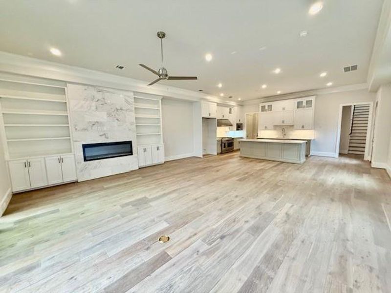 Spacious, unfurnished interior of a new home in Raintree, Houston (Image 11). Spacious, unfurnished interior of a new home in Raintree, Houston (Image 11).