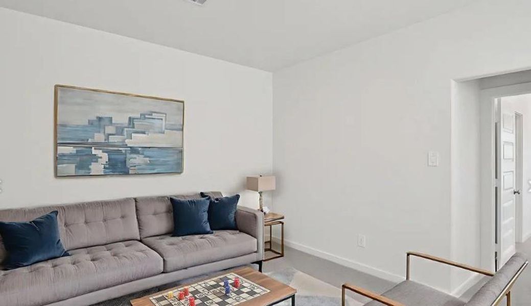 Photo is not of the actual home, but is an inspirational photo of builder’s model home and may depict options, furnishings, and/or decorator features that are not included