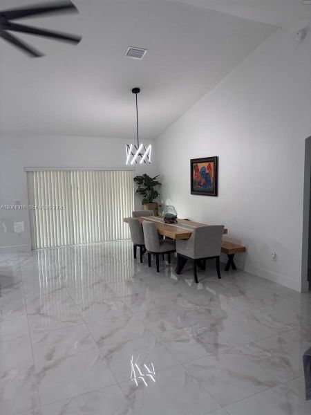Furnished interior view inside a new home in , Dunnellon (Image 5).
