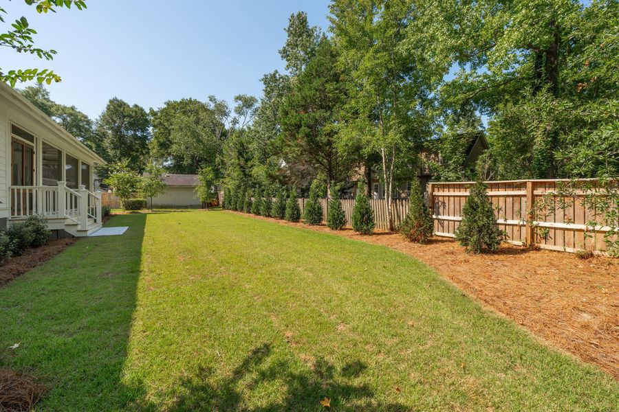 Exterior details and patio area of a home in , Mount Pleasant (Image 4). Exterior details and patio area of a home in , Mount Pleasant (Image 4).