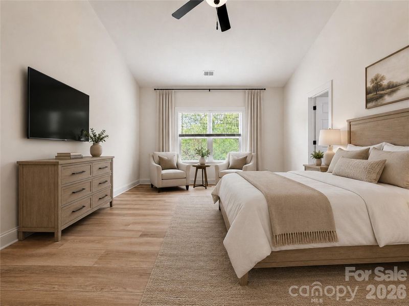 Furnished interior view inside a new home in , Charlotte (Image 15).