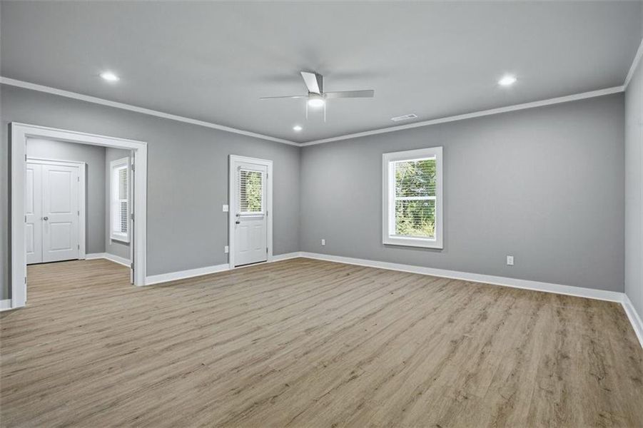 Spacious, unfurnished interior of a new home in Conner Farm, Dawsonville (Image 37).