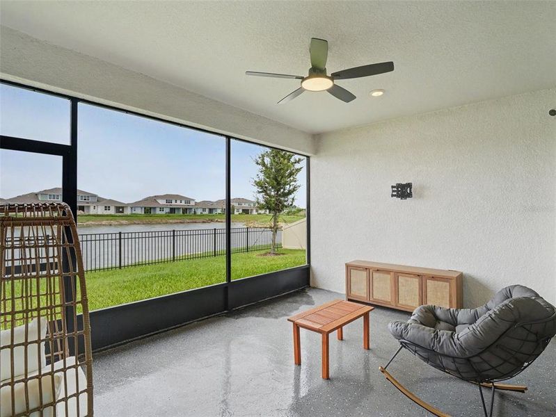 Exterior details and patio area of a home in Seaire, Parrish (Image 23).