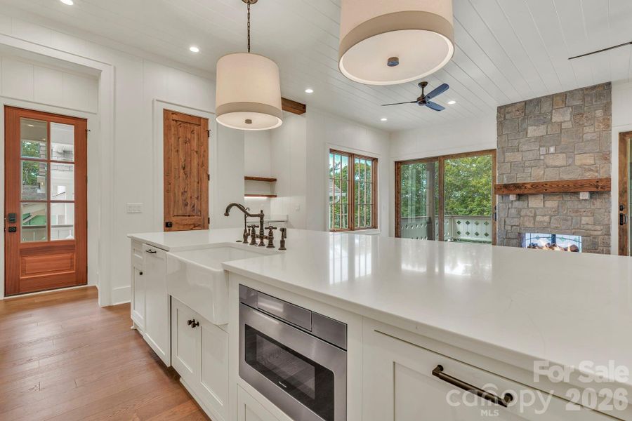 Furnished interior view inside a new home in , Blowing Rock (Image 12).