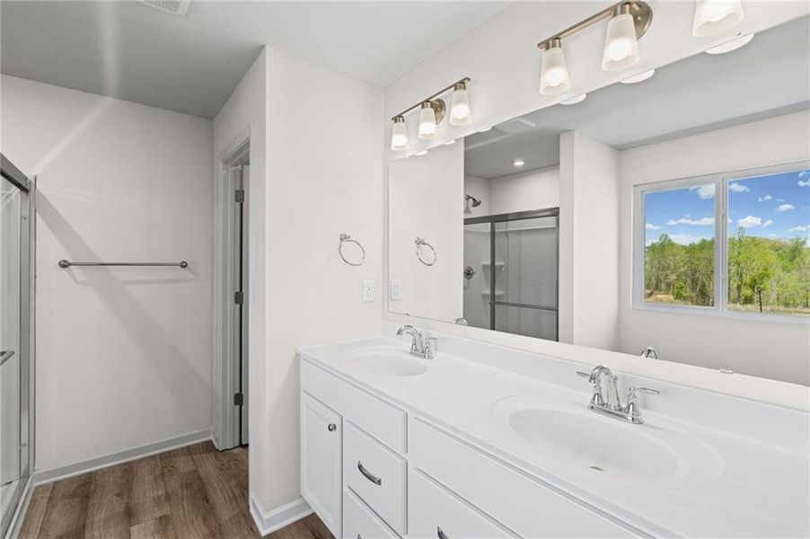 Furnished interior view inside a new home in Twin Lakes, Hoschton (Image 12).