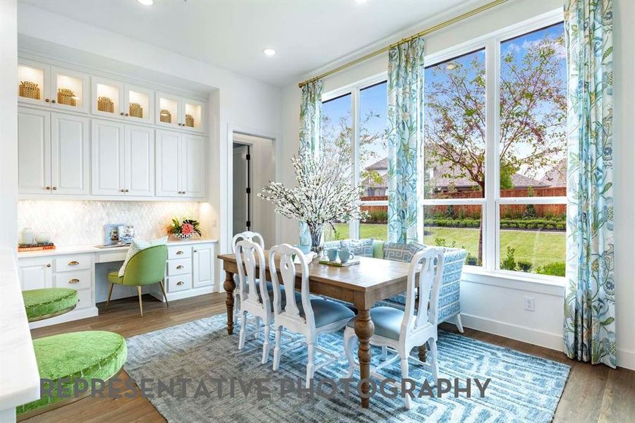Furnished interior view inside a new home in Wildflower Ranch, Dish (Image 21).