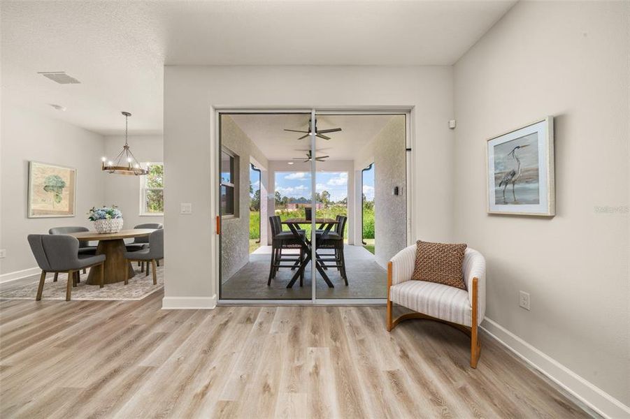 Furnished interior view inside a new home in , Sebring (Image 7).