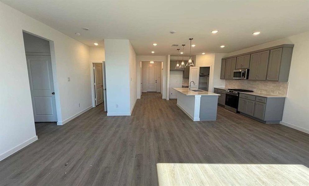 Open Kitchen-Living-Dining Room Construction Progress Open Kitchen-Living-Dining Room Construction Progress