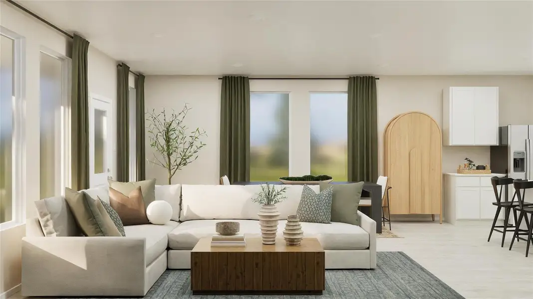 Furnished interior view inside a new home in Magnolia Forest, Montgomery (Image 2).