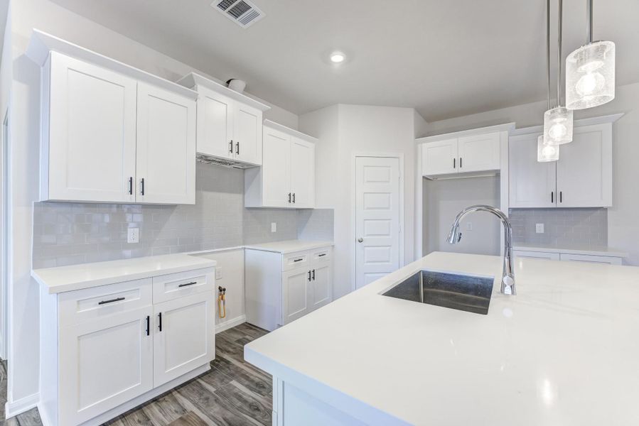Furnished interior view inside a new home in Townsen Landing, Humble (Image 9).