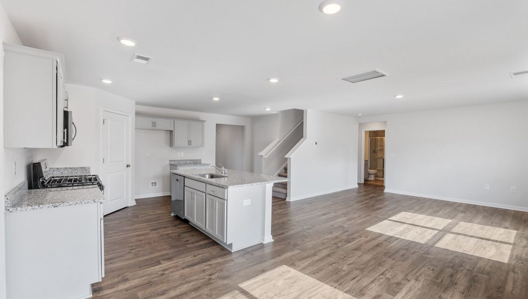 Furnished interior view inside a new home in Treemont Commons, Wellford (Image 9).