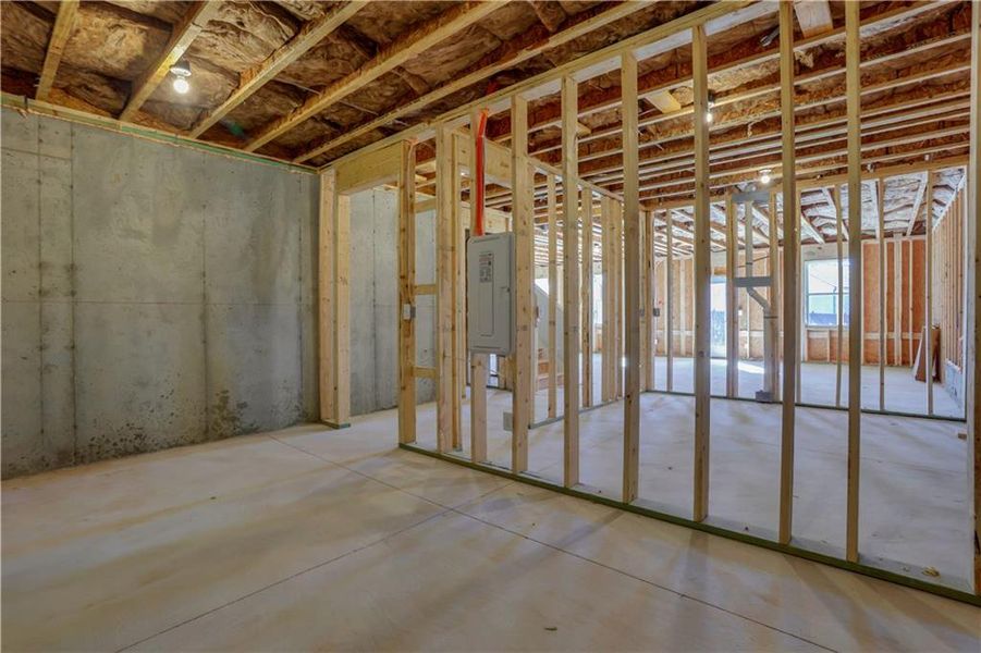 In-progress construction of a new home in Cambridge, Flowery Branch, GA (Image 52).