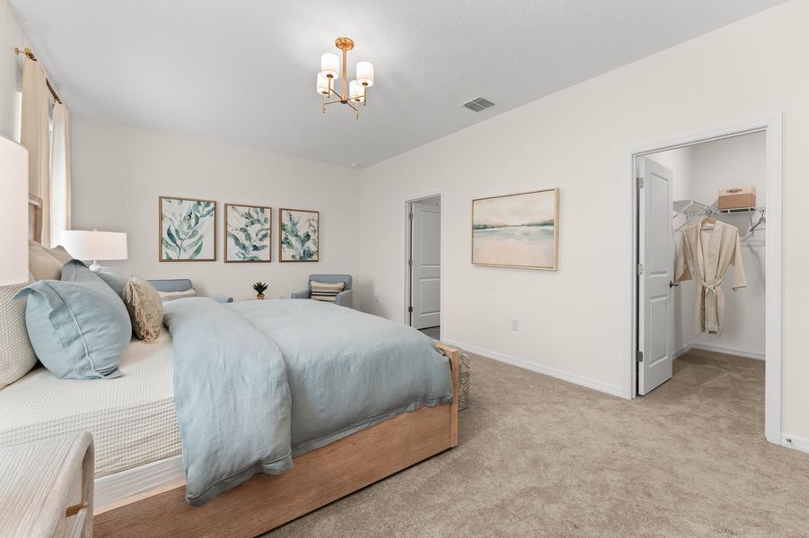 Representative furnished interior of a home built from the The Webber by Stanley Martin Homes in Kentucky Square, Sanford (Image 26).