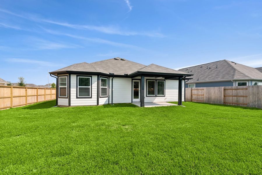 Front exterior of a new home in Summerview, Fulshear, TX, highlighting curb appeal (Image 9). Front exterior of a new home in Summerview, Fulshear, TX, highlighting curb appeal (Image 9).