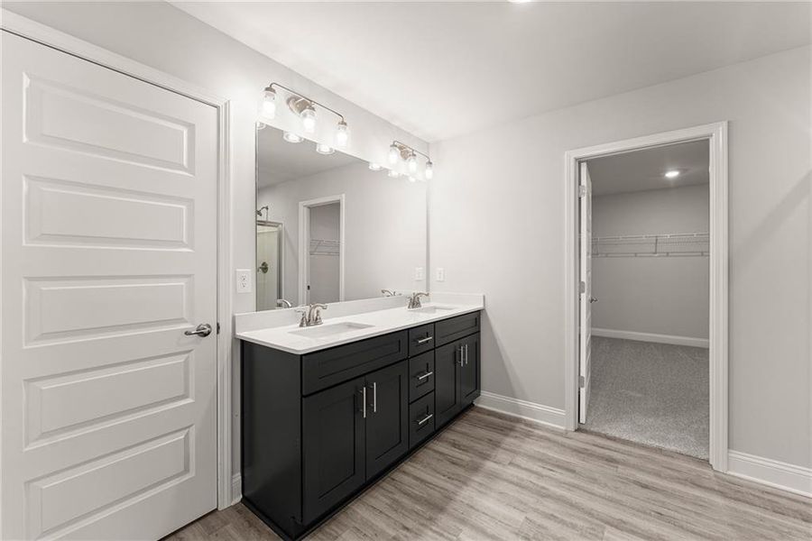 Furnished interior view inside a new home in Habersham Meadows, Demorest (Image 13).