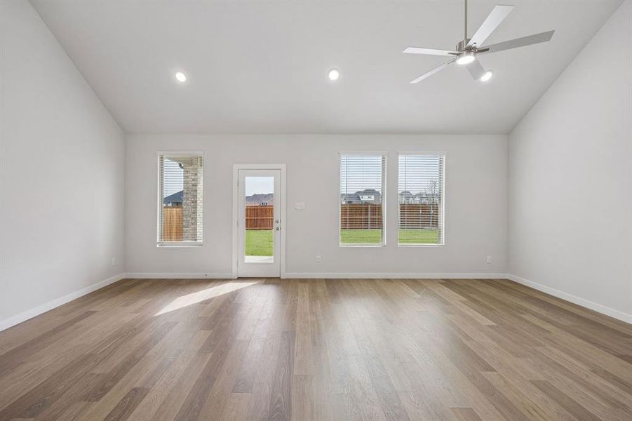Living and Dining Rooms in the Masters home plan by Trophy Signature Homes – REPRESENTATIVE PHOTO