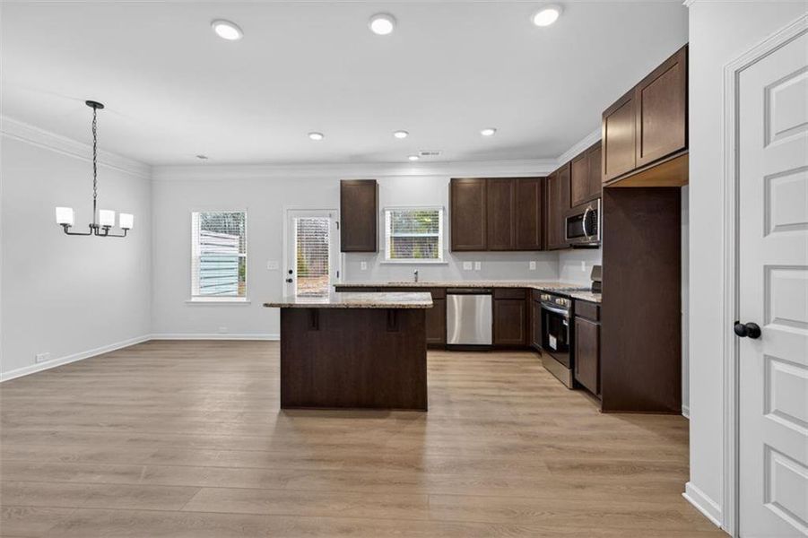 Furnished interior view inside a new home in Fuller Station, Loganville (Image 9).
