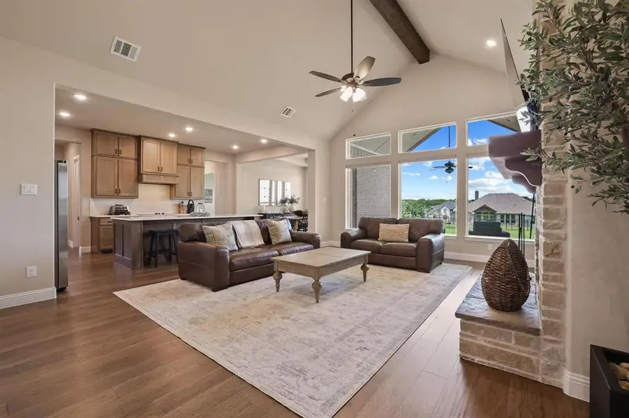 Furnished interior view inside a new home in The Meadows, Gunter (Image 8). Furnished interior view inside a new home in The Meadows, Gunter (Image 8).