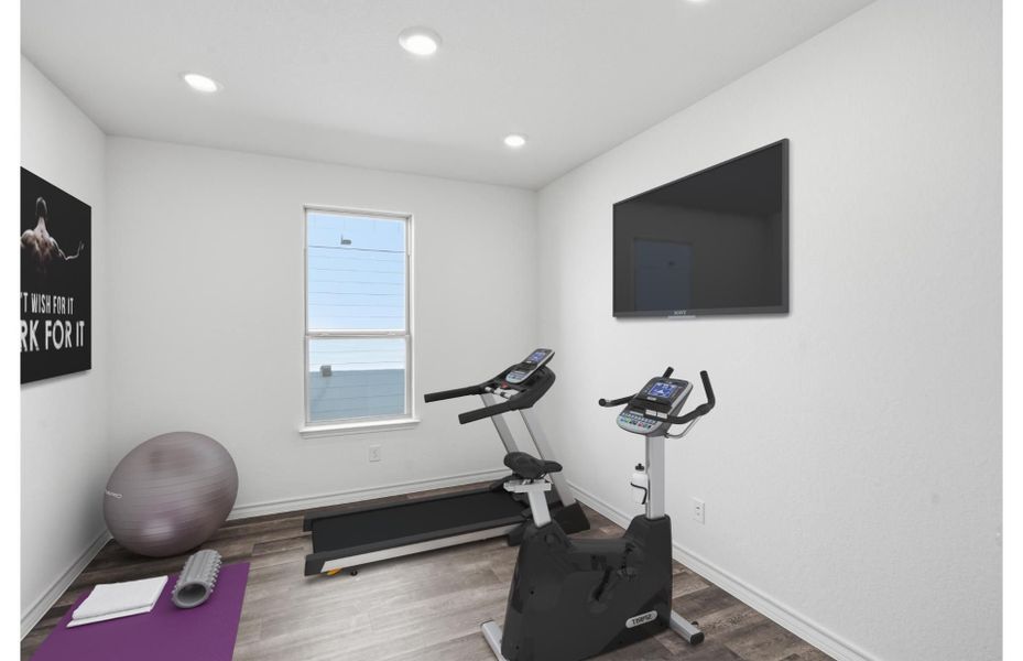 Representative furnished interior of a home built from the Orchard by Pulte Homes in Nopal Valley, San Antonio (Image 13).