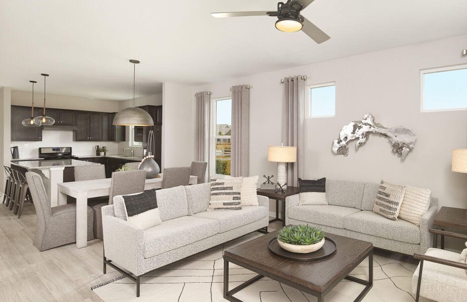 Furnished interior view inside a new home in Del Webb Charleston at Nexton, Summerville (Image 8).