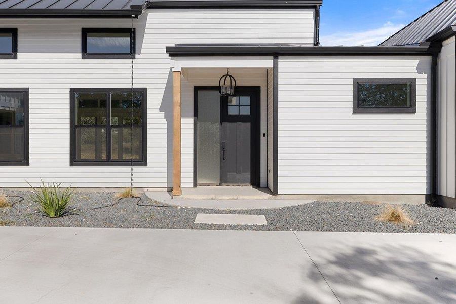 Entrance to property