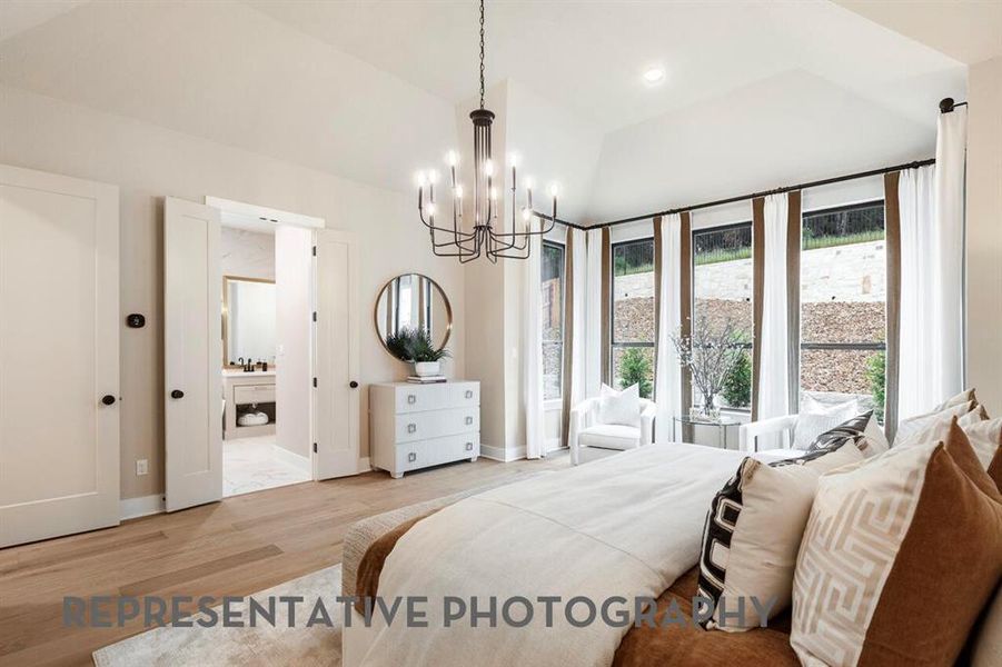 Furnished interior view inside a new home in Sandbrock Ranch, Aubrey (Image 9).