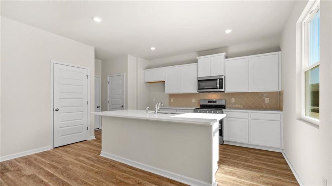 Furnished interior view inside a new home in Poplar Preserve, Newnan (Image 3).