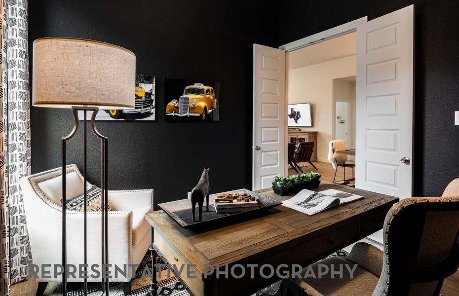 Furnished interior view inside a new home in Two Step Farm, Montgomery (Image 9).