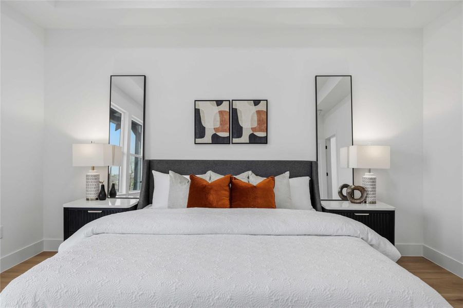 Furnished interior view inside a new home in , Houston (Image 5).