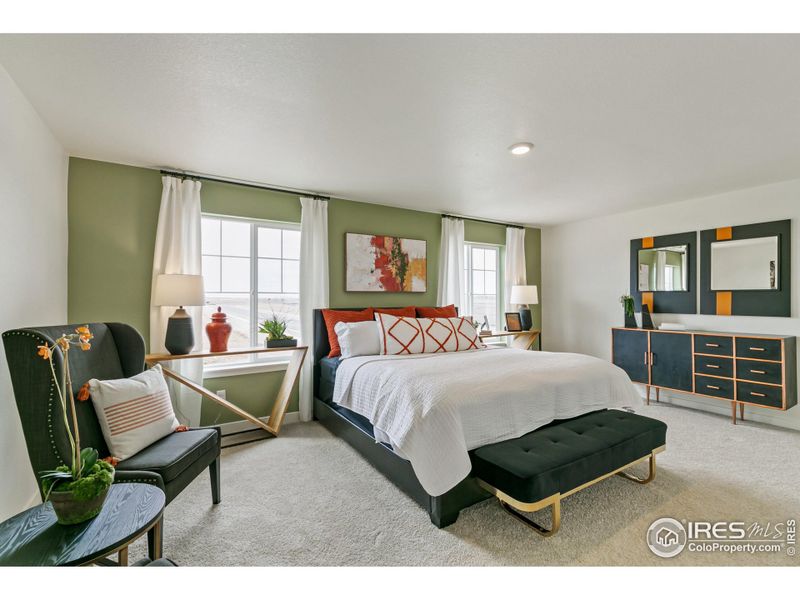Furnished interior view inside a new home in Settlers Crossing, Commerce City (Image 27).