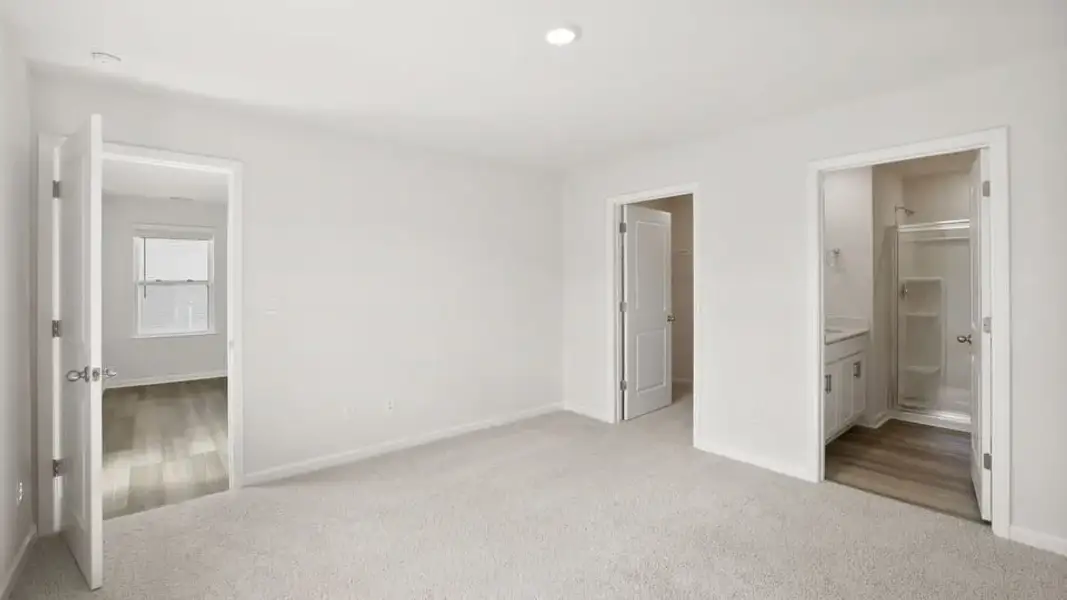 Spacious, unfurnished interior of a new home in Village Grove, Greenville (Image 31).
