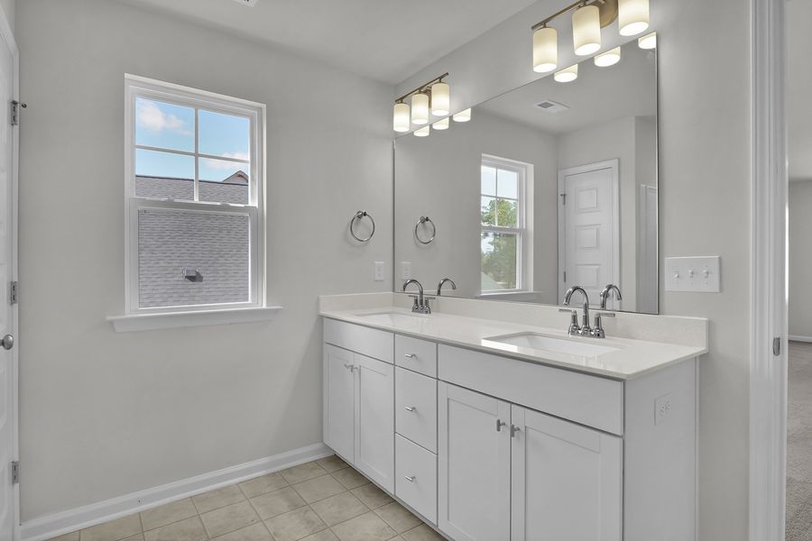 Furnished interior view inside a new home in Grand Park, Leland (Image 9). Furnished interior view inside a new home in Grand Park, Leland (Image 9).