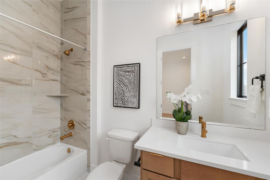 Furnished interior view inside a new home in , Houston (Image 6).