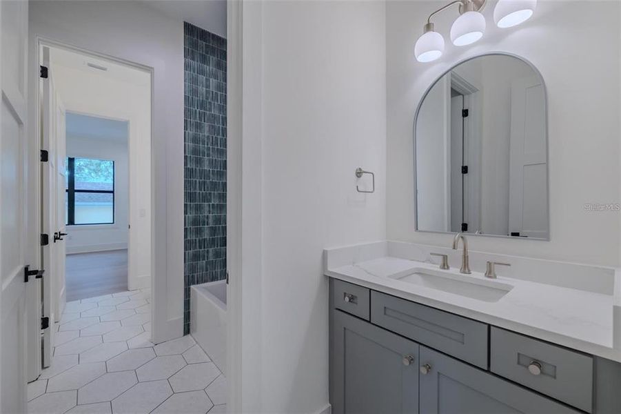 Furnished interior view inside a new home in , Tampa (Image 14). Furnished interior view inside a new home in , Tampa (Image 14).