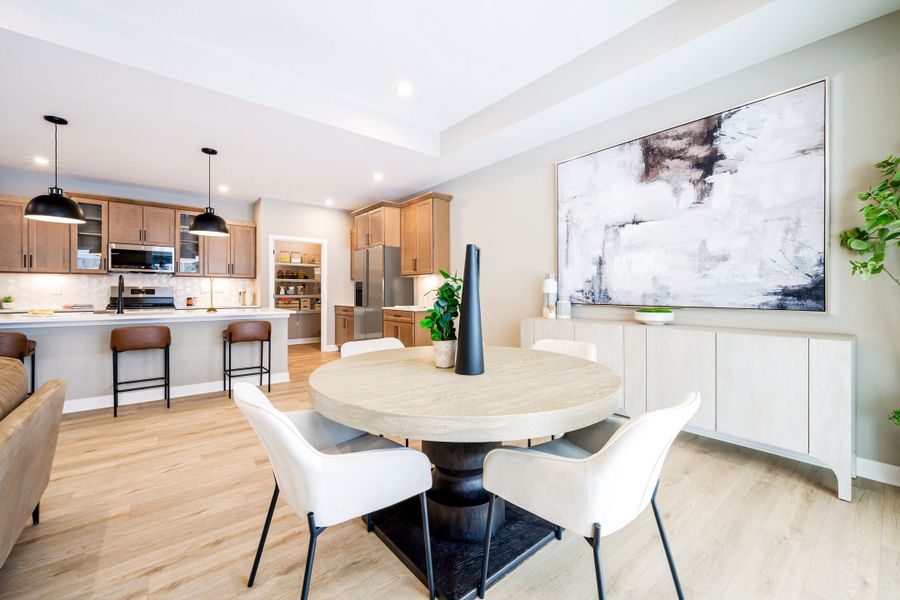 Representative furnished interior of a home built from the Morgan by Fischer Homes in Easton Park, Dallas (Image 11).