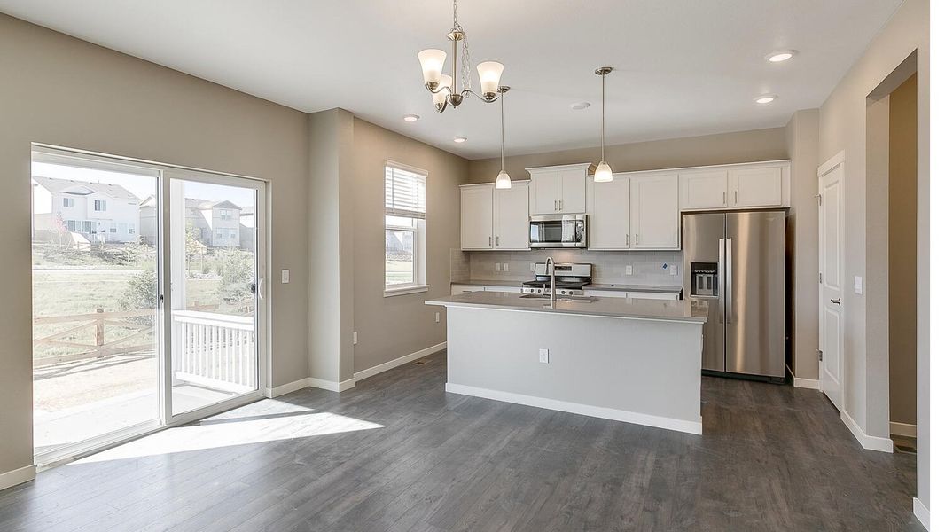 Furnished interior view inside a new home in Carriage Hills, Frederick (Image 12).