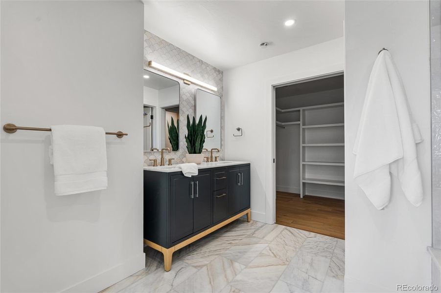 Furnished interior view inside a new home in , Denver (Image 17).