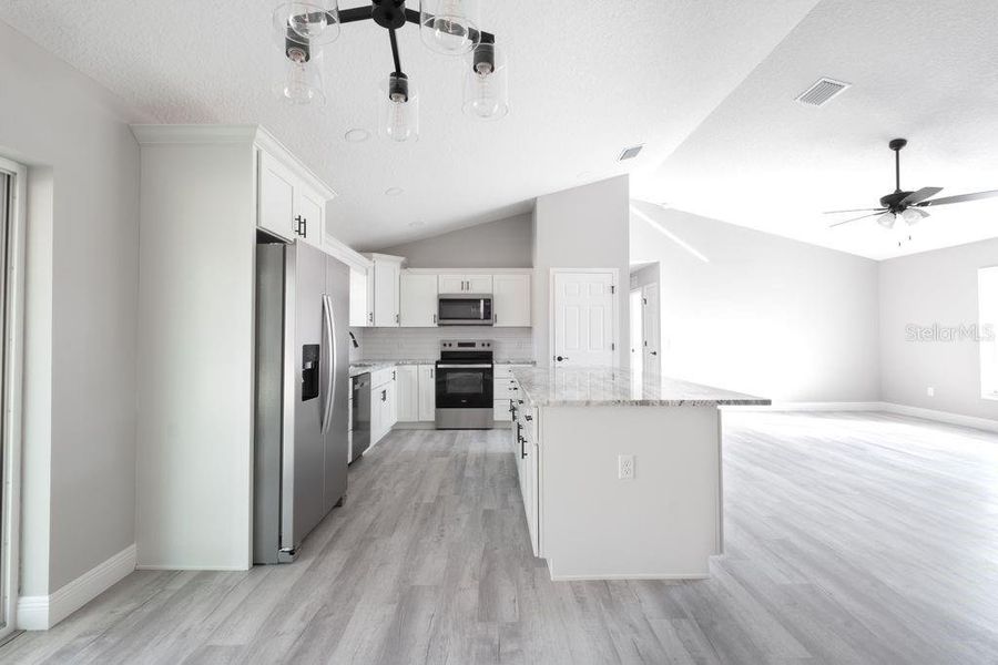 Furnished interior view inside a new home in , Citrus Springs (Image 9).