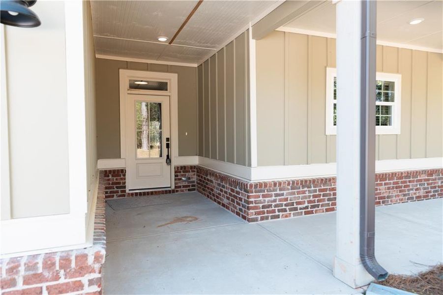 Exterior details and patio area of a home in , Covington (Image 4). Exterior details and patio area of a home in , Covington (Image 4).