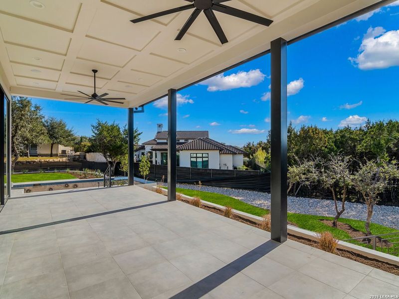 Exterior details and patio area of a home in , San Antonio (Image 30).