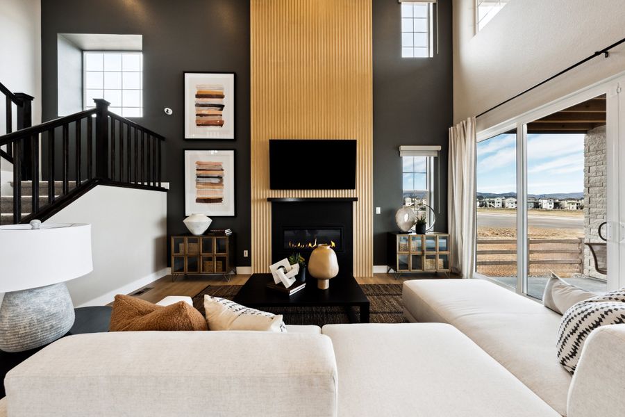 Furnished interior view inside a new home in Sterling Ranch Ascent Village, Littleton (Image 18).