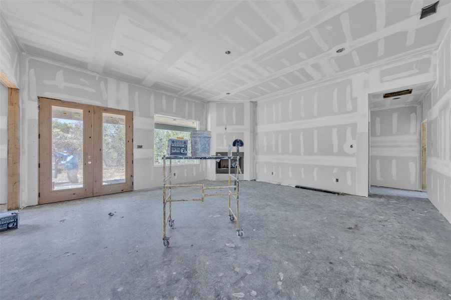 In-progress construction of a new home in , Bluff Dale, TX (Image 7).