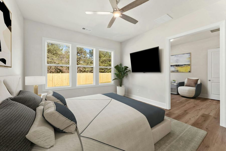 Representative furnished interior of a home built from the The Primrose by Windsong Properties in Ashbury Commons, Powder Springs (Image 8). Representative furnished interior of a home built from the The Primrose by Windsong Properties in Ashbury Commons, Powder Springs (Image 8).