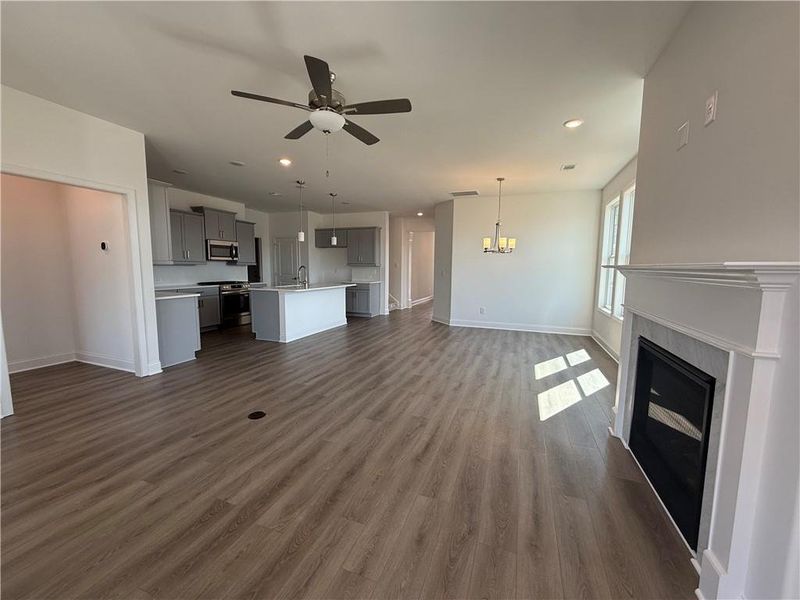 Spacious, unfurnished interior of a new home in , Hiram (Image 18).