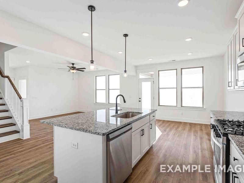 Representative furnished interior of a home built from the The Willow C by Davidson Homes LLC in Woods Crossing, Gallatin (Image 17).