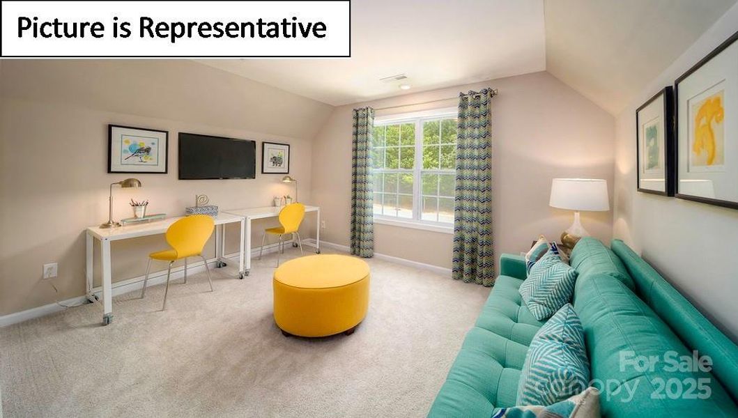 Furnished interior view inside a new home in Sylvan Creek, Denver (Image 33).