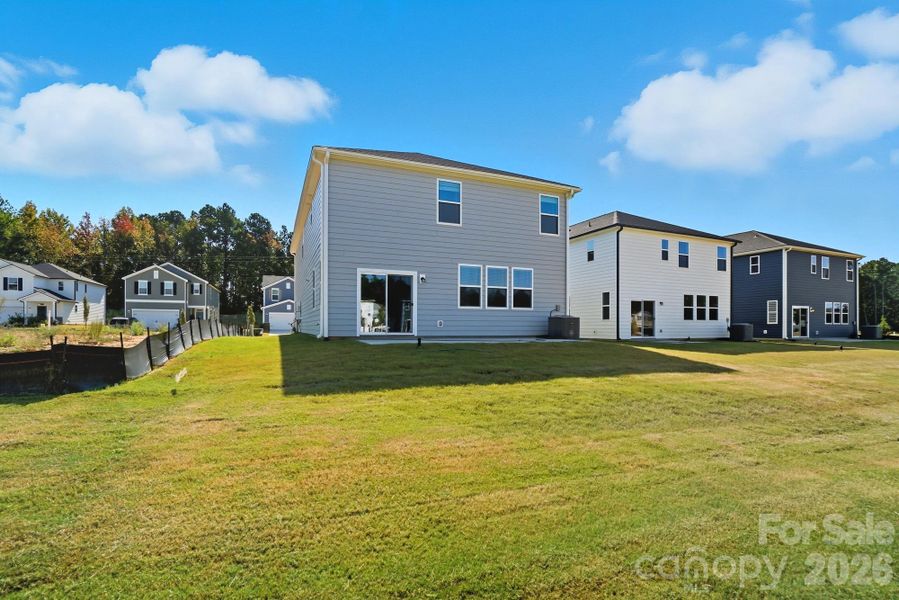 Exterior details and patio area of a home in Bellina, York (Image 22).
