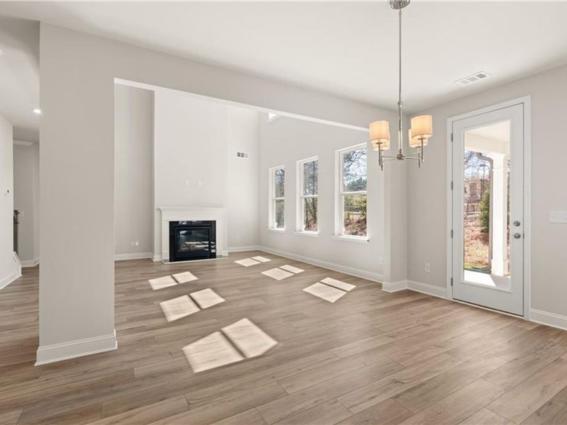 Spacious, unfurnished interior of a new home in Melody Lakeside Estates, Buford (Image 20).